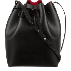 Mansur Gavriel leather bucket bag 🖤❤️